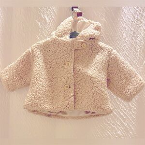 Bearington Baby Fluffy "Lamb" Jacket Size 6-12 Mo - Pre Owned